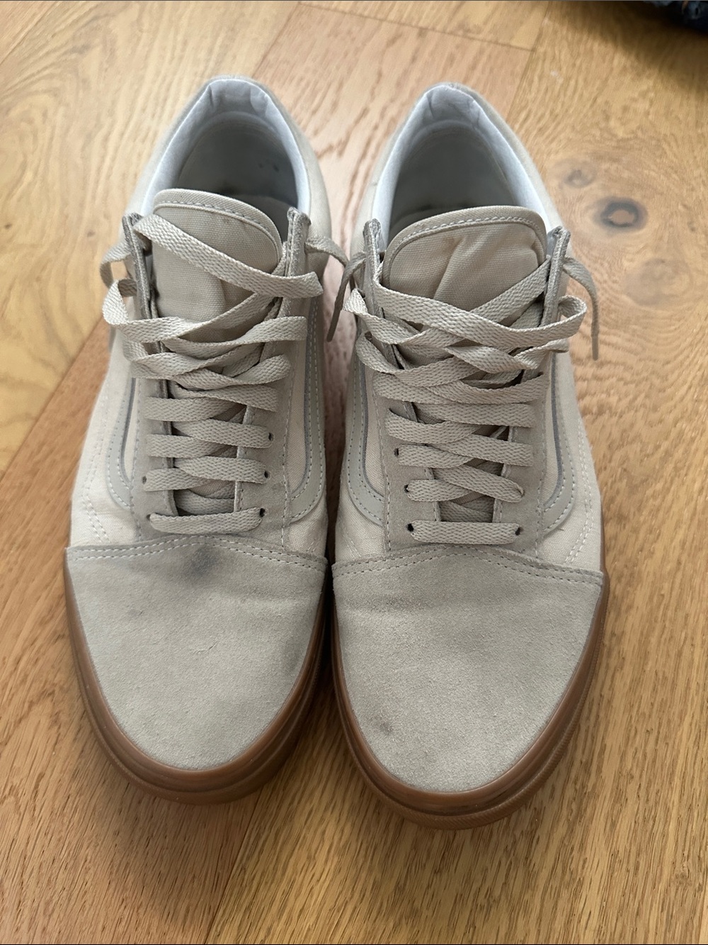 Vans old skool 11 marshmallow shoes gum